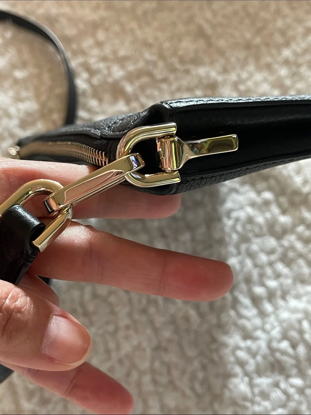 kate spade pebbled leather